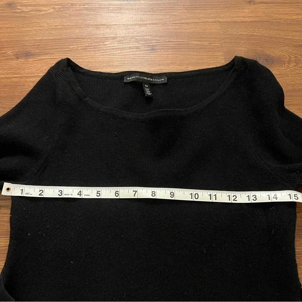 White House Black Market WHBM Lace-Back Sweater XS